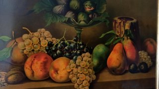 2 Láminas Bodegones Enmarcadas Años 50