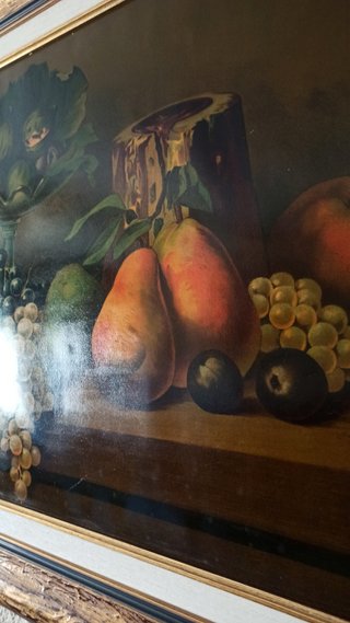 2 Láminas Bodegones Enmarcadas Años 50