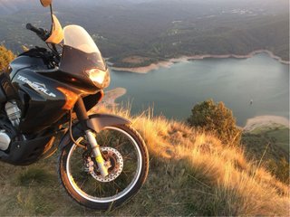 Honda Transalp 650 Negra