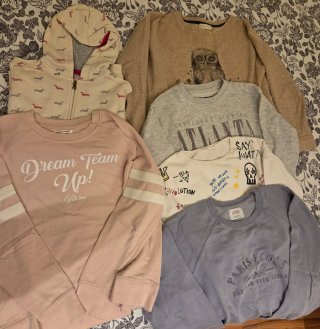 Lote 5 Sudaderas ,tallas para 10 hasta 12 años