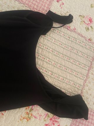 Vestido asimétrico negro
