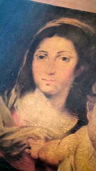 Reproducción Murillo Virgen con Niño Años 70