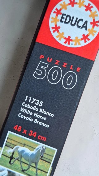 Puzzle Educa 500 piezas Caballo Blanco