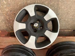 4 llantas de acero 6x15 4x98 et35 fiat panda
