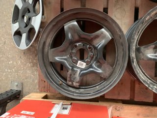 4 llantas de acero 6x15 4x98 et35 fiat panda