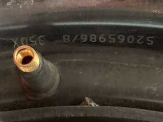 4 llantas de acero 6x15 4x98 et35 fiat panda