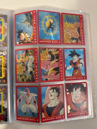 Álbum Cromos Dragon Ball Z Serie Roja Completo