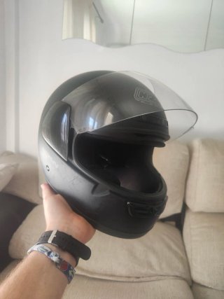 Casco NZI Retro Negro mate