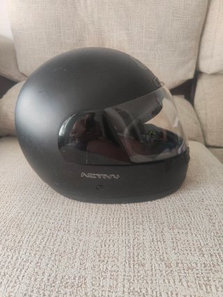Casco NZI Retro Negro mate