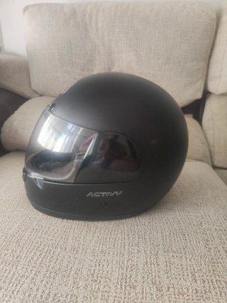 Casco NZI Retro Negro mate