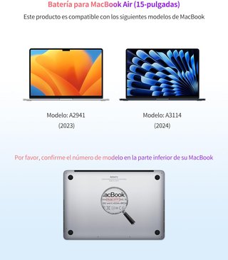 Batería ASMARK A2797 para MacBook Air A2941