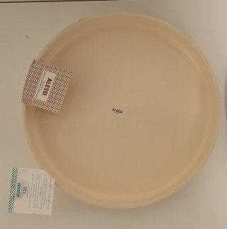 QUESERA/TARTERA PORCELANA, HIERRO Y VIDRIO ALESSI