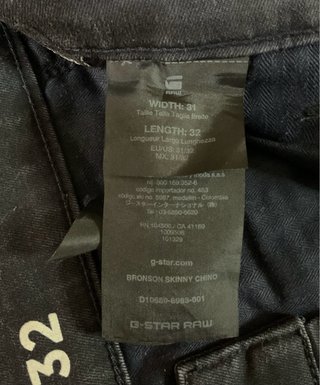 Pantalón chino hombre de G-Star Raw (W31/L32)