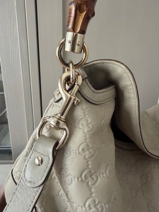 Bolso Gucci Piel Guccissima Vintage Beige