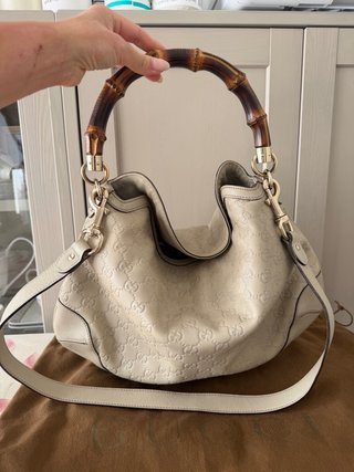Bolso Gucci Piel Guccissima Vintage Beige