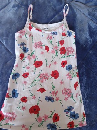 Camiseta tirantes flores