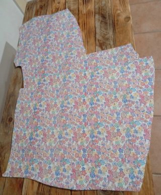 Piel serraje estampada floral