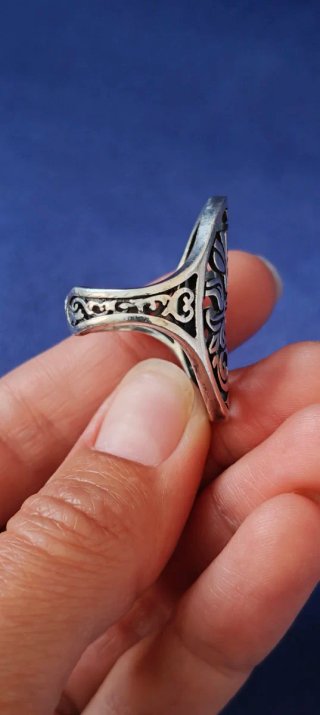 Anillo Tous Garden plata pavonada