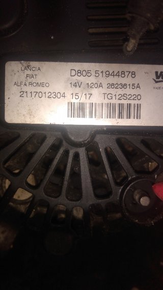 ALTERNADOR FIAT FIORINO Adventure combi | 09.10 -