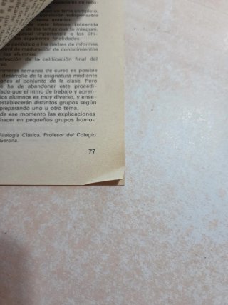 Revista Bachillerato Monografía Latín-Griego 1980