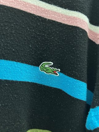 Jersey Lacoste Rayas Talla M Hombre