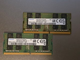 2x Samsung 16GB DDR4 RAM M471A2K43EB1-CWE
