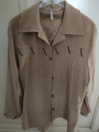 Giacca donna beige
