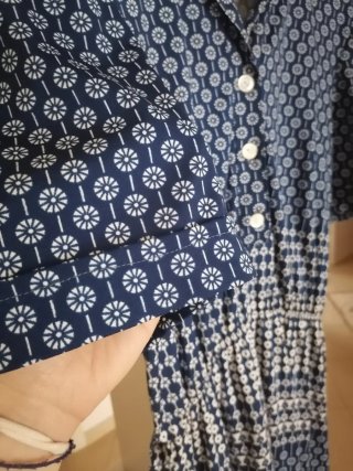 Vestito donna fantasia floreale TG unica