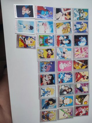 Lote 76 Cartas Dragon Ball Z Serie 2 Plata