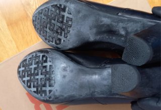 Botín Mujer Camper Negro Tacón