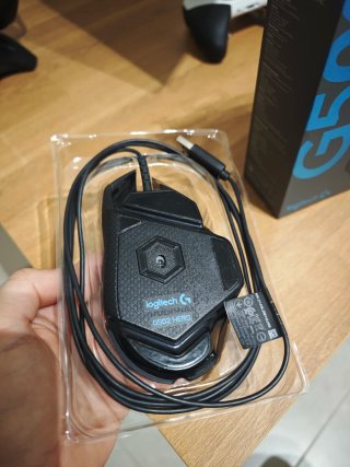 Logitech G502 HERO Ratón Gaming Negro/Azul