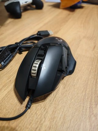 Logitech G502 HERO Ratón Gaming Negro/Azul