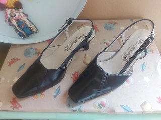 Zapatos de piel negros