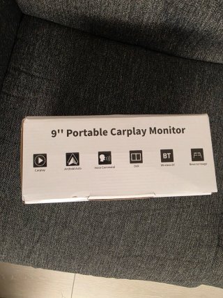 Pantalla Carplay Coche 9"con camara trasera