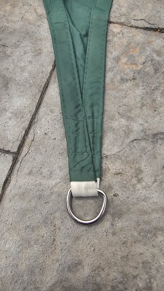 Toldo Vela Triángulo Verde Impermeable 6x6x6m