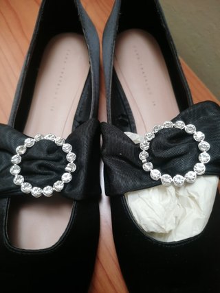 Zapatos lazo diamantes + regalo