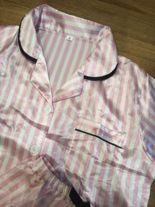 Pijama NUEVO Rayas Rosas Talla S