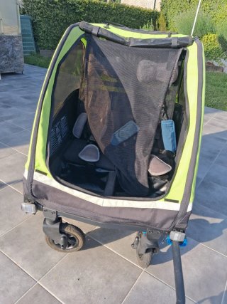 Carro de paseo para bicicleta Vector