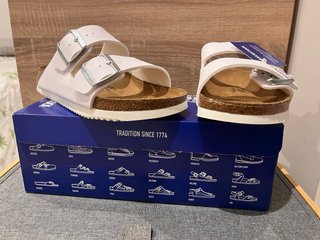Sandalias Birkenstock Blancas Talla 37