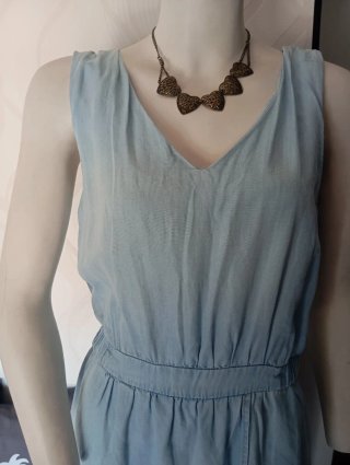 Vestido vaquero informal azul