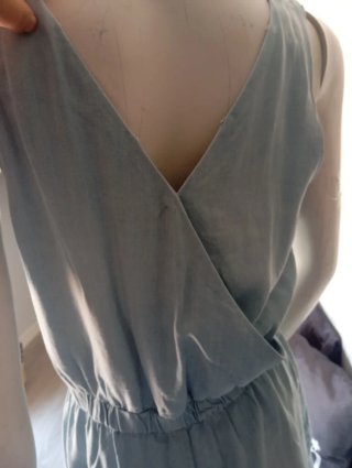 Vestido vaquero informal azul