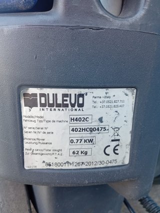 Fregadora industrial Dulevo H402C