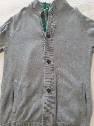 Chaqueta Purificación García Talla S Gris/Verde