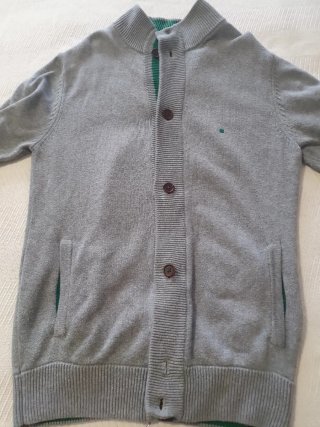 Chaqueta Purificación García Talla S Gris/Verde