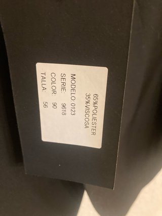 Traje de hombre negro