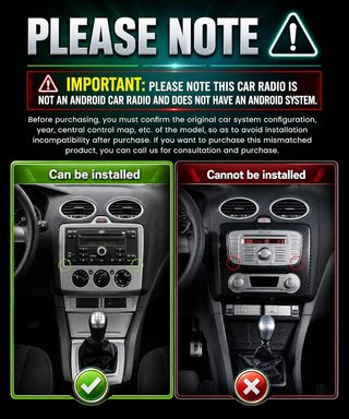 Autoradio Rimoody Ford Focus C-MAX S-MAX Kuga