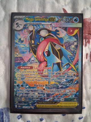 Carta Pokemon Mega Greninja EX Full Art.