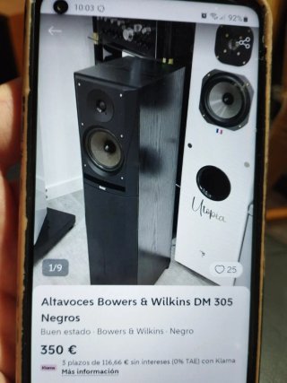 Altavoces Bowers & Wilkins Negros