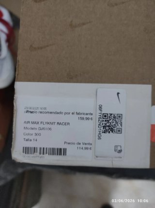 Nike Air Max Flyknit Racer Talla 48.5