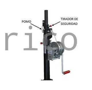 Elevador Telescópico Manual 4000 Mm 100 kg Aire Acondicionado - 10603